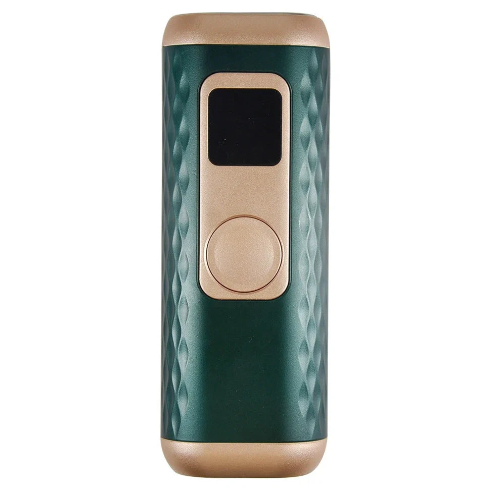 White IPL hair removal device with ice cold function and 5 intensity settings for home use