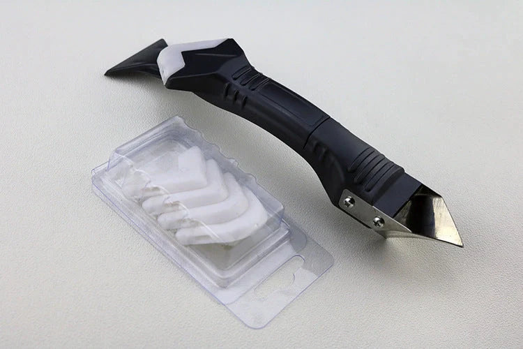 3 in 1 Silicone Removal and Caulking Tool Kit with 8 pieces for versatile sealing projects
