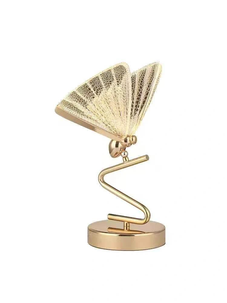 Butterfly Lamp Chandelier with LED lighting in aluminium and acrylic design