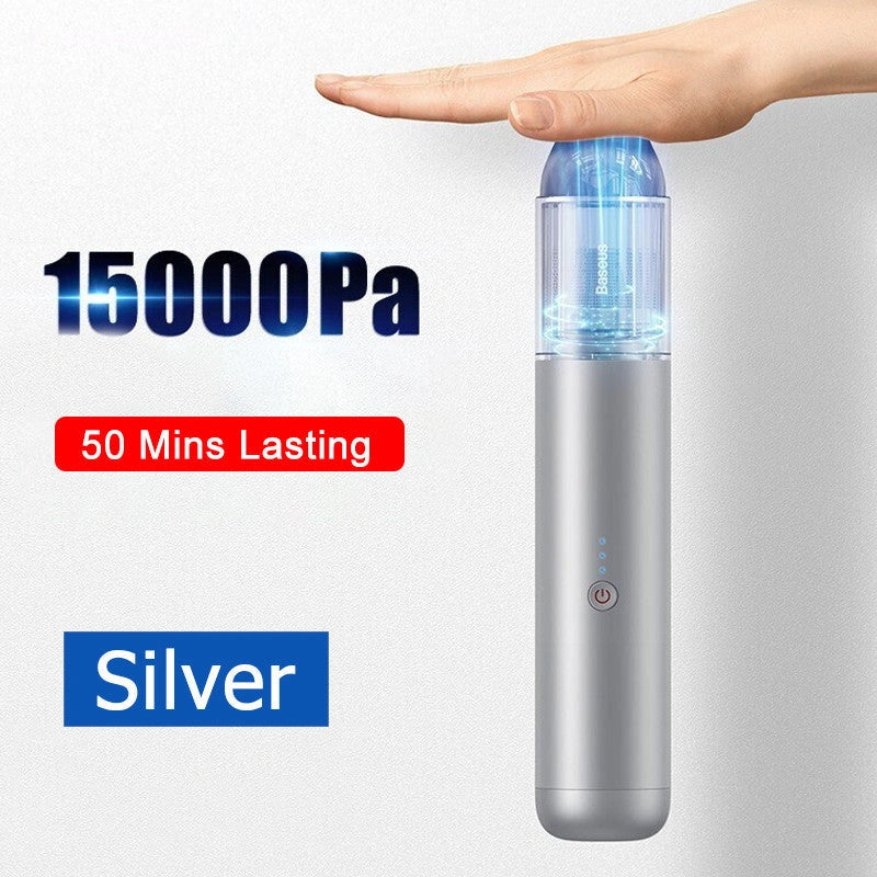 High-power wireless charging small car vacuum cleaner for handheld cars