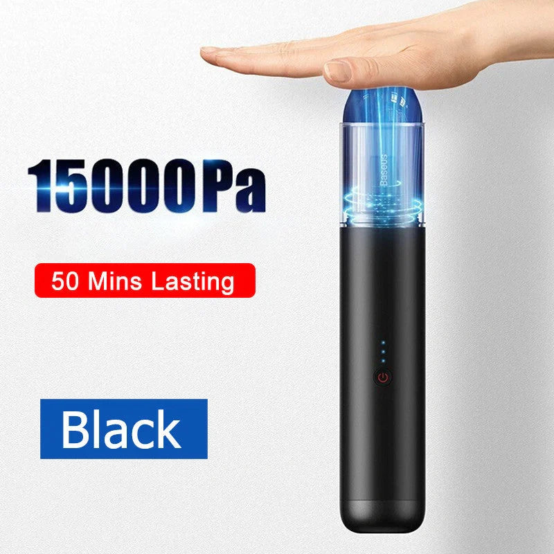 High-power wireless charging small car vacuum cleaner for handheld cars
