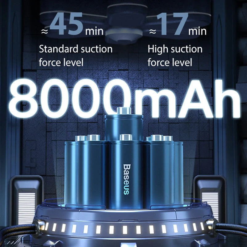 High-power wireless charging small car vacuum cleaner for handheld cars