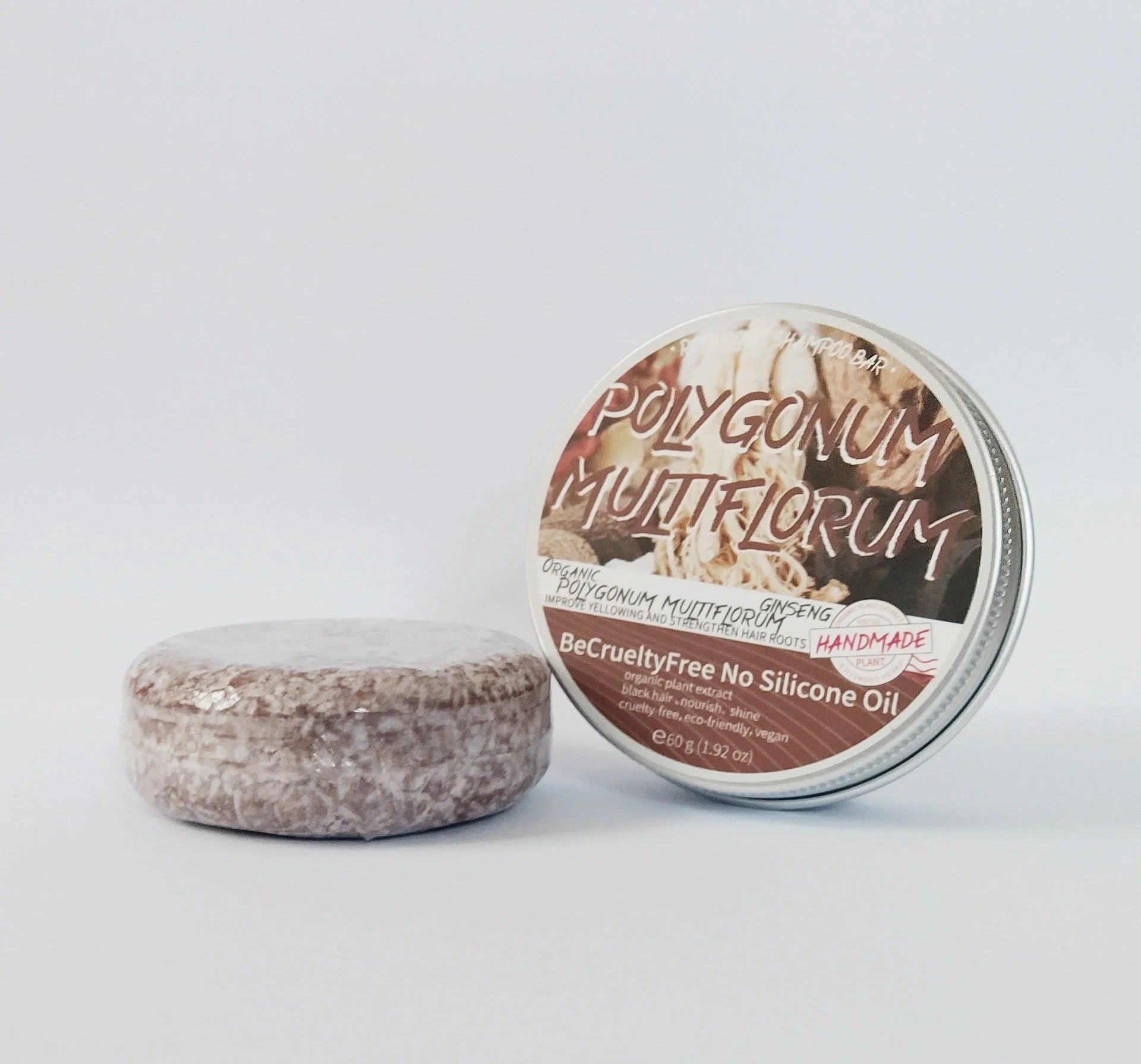 Natural Polygonum Ginseng Shampoo Soap for healthy, nourished hair
