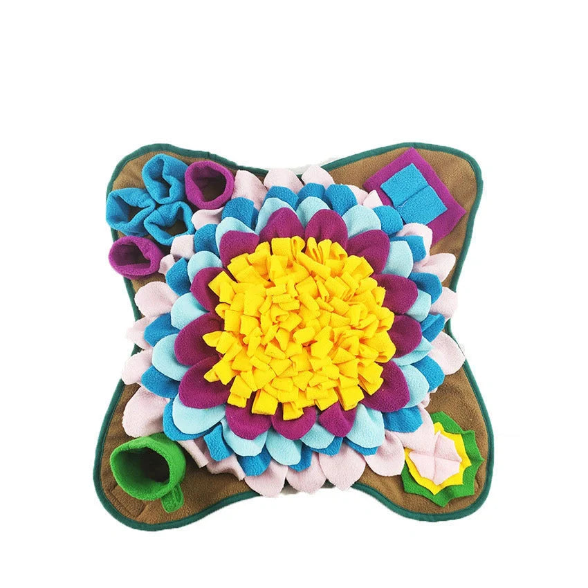 Environmental Training Blanket Mat for pets, featuring durable plush material and non-slip base