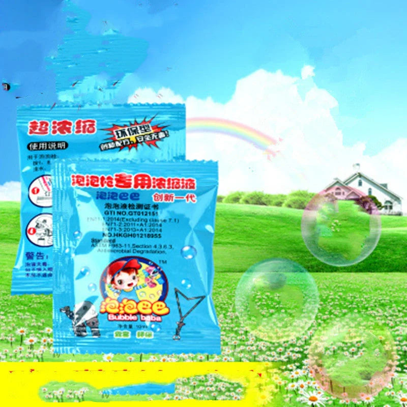 Gatling Bubble Gun Machine for children with automatic electric bubble blower and music features