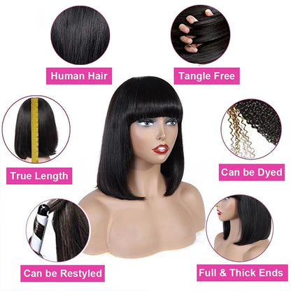 Human hair wavy wig for women with hand-cranked mechanism, available in natural colour or mocha brown.