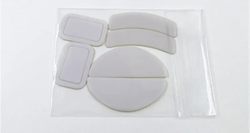White replacement mouse feet for Logitech G PRO X Superlight gaming mouse with anti-static tweezers