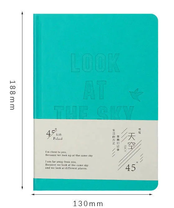 Butterfly Series A5 hardcover notebook with coloured pages and a foil-stamped decorative cover.