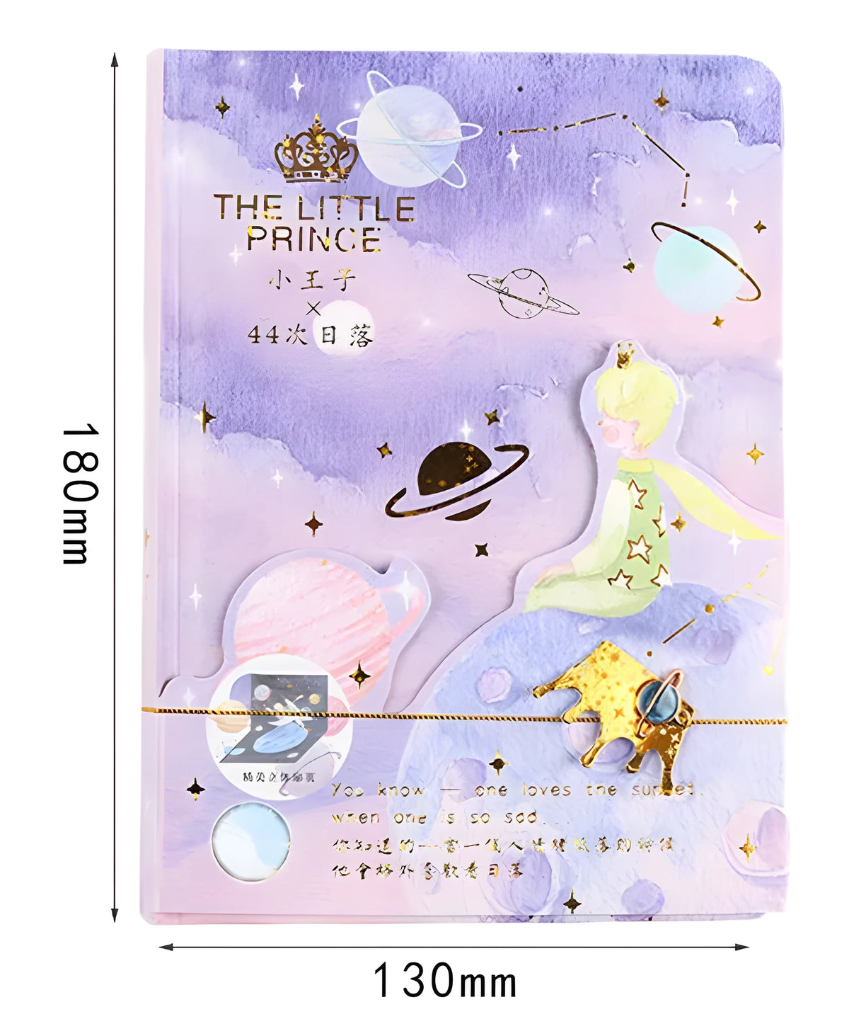 Butterfly Series A5 hardcover notebook with coloured pages and a foil-stamped decorative cover.