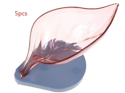 ABS soap holder with suction cup in various colours for sink organisation