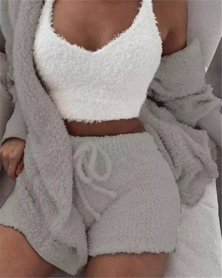 Cozy and stylish women's lounge pajama set in various colors and sizes