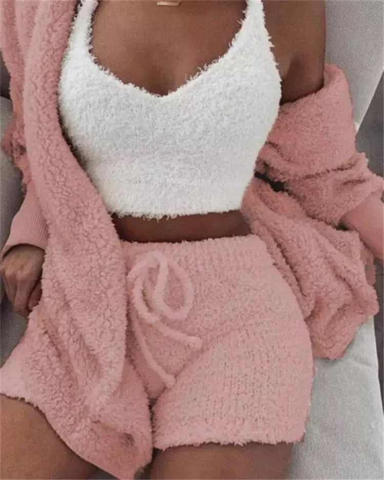 Cozy and stylish women's lounge pajama set in various colors and sizes