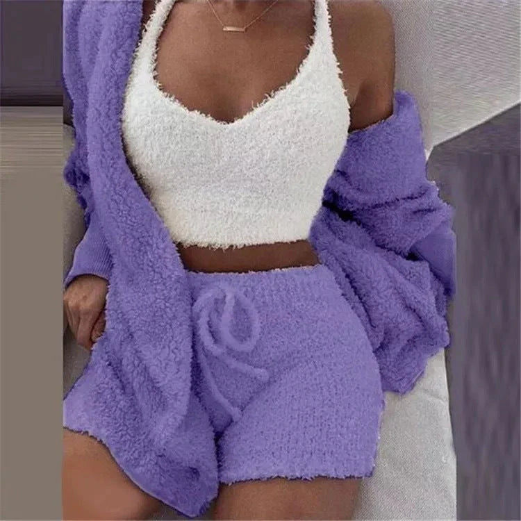 Cozy and stylish women's lounge pajama set in various colors and sizes