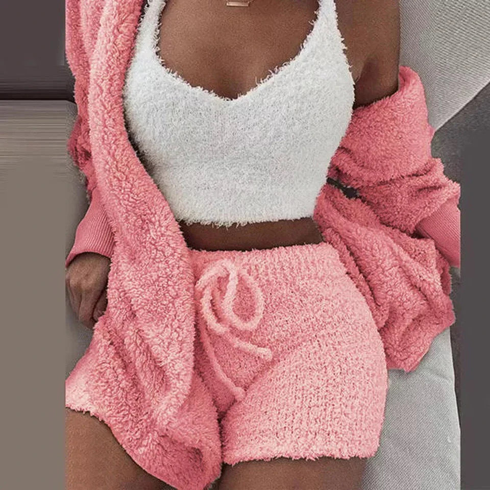 Cozy and stylish women's lounge pajama set in various colors and sizes