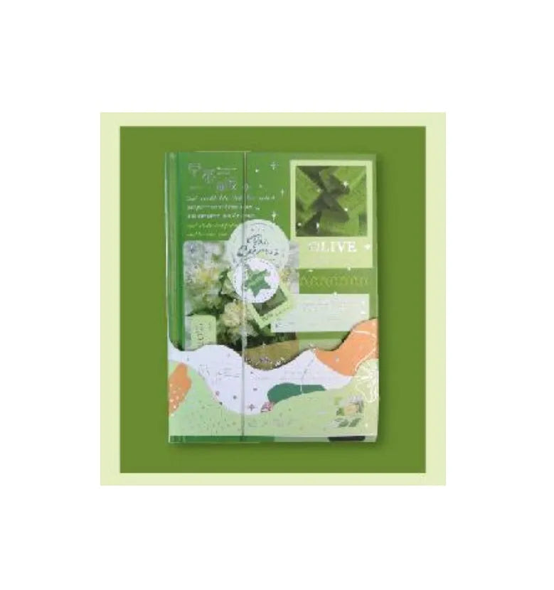 Morning Tea hardcover A5 notebook with illustrated PVC cover, shown in one of four available styles