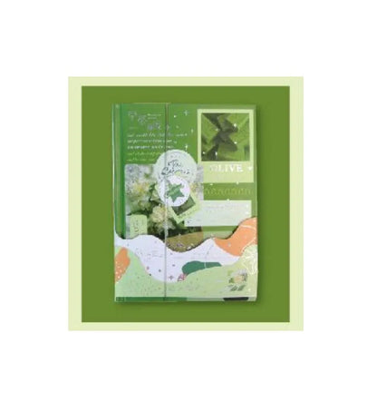 Morning Tea hardcover A5 notebook with illustrated PVC cover, shown in one of four available styles