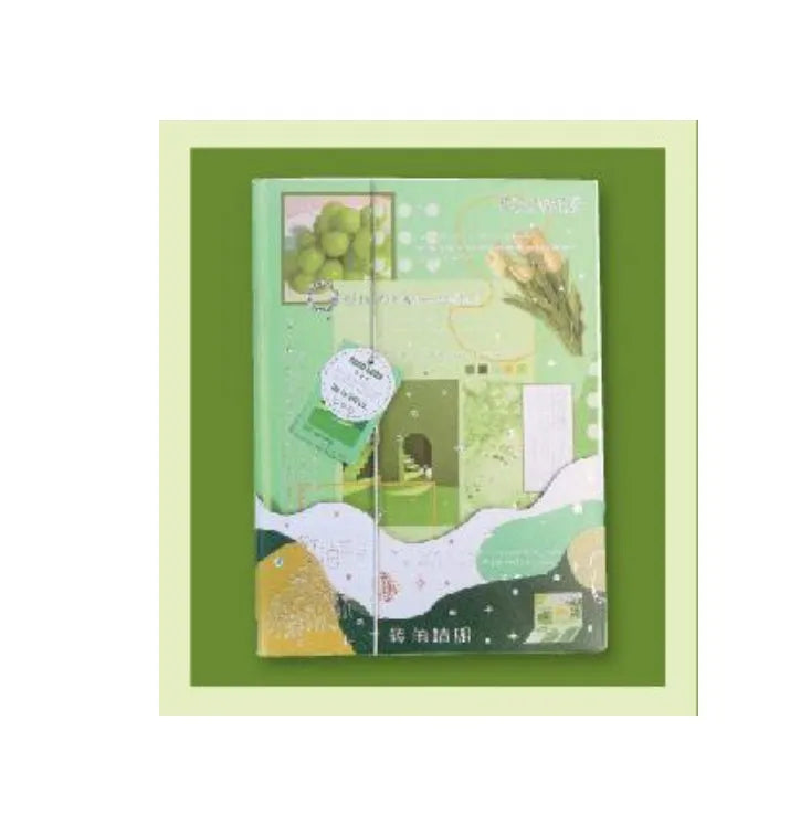 Morning Tea hardcover A5 notebook with illustrated PVC cover, shown in one of four available styles