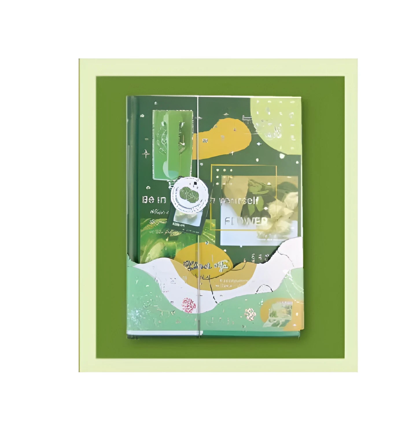 Morning Tea hardcover A5 notebook with illustrated PVC cover, shown in one of four available styles