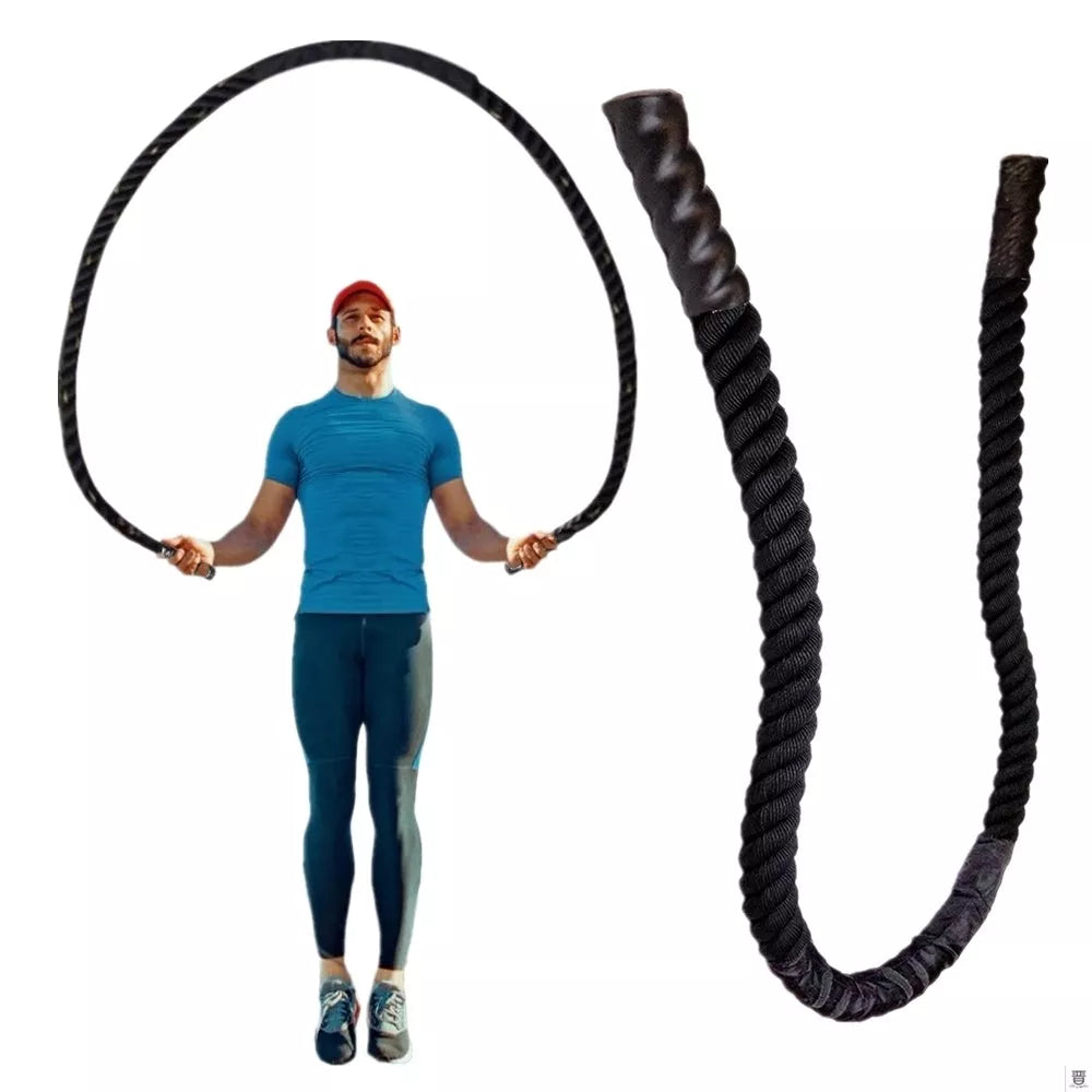25mm Fitness Heavy Jump Rope for Crossfit and Weighted Training in 2.8m and 3.0m lengths