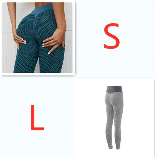 Premium high-waist seamless plaid leggings for women's yoga, fitness, and athleisure wear