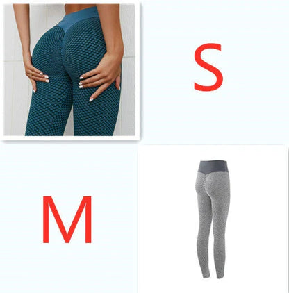 Premium high-waist seamless plaid leggings for women's yoga, fitness, and athleisure wear