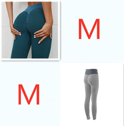 Premium high-waist seamless plaid leggings for women's yoga, fitness, and athleisure wear