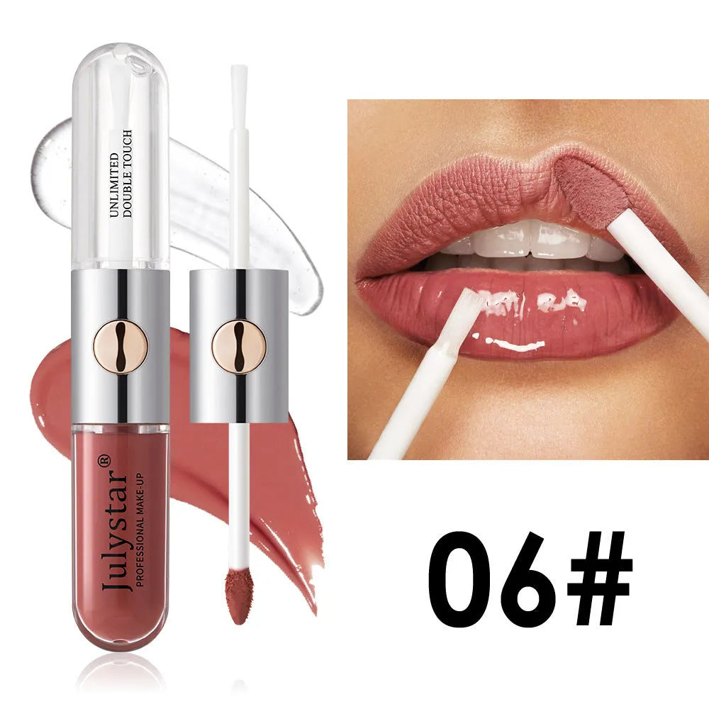Women's lasting lip gloss in 6ml tube with nine shade options from 01Style to 09Style