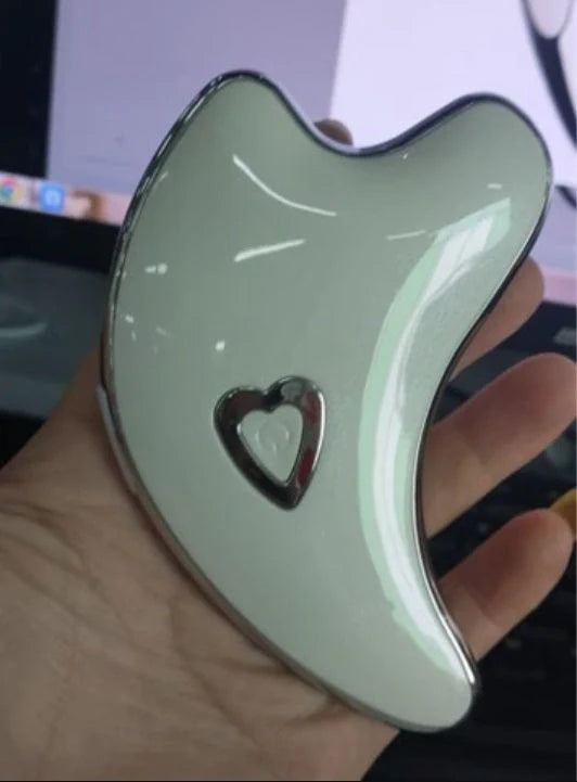 Electric Gua Sha Facial Massager with LED light and microcurrent technology