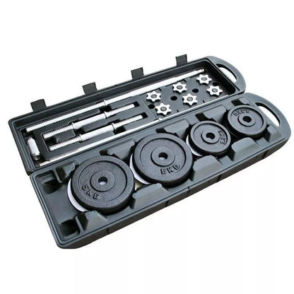 Iron paint barbell dumbbell set for home fitness, 20 cm size