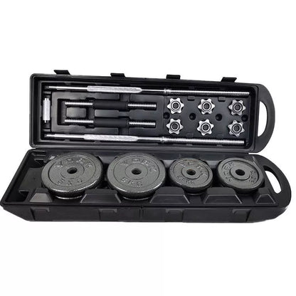Iron paint barbell dumbbell set for home fitness, 20 cm size