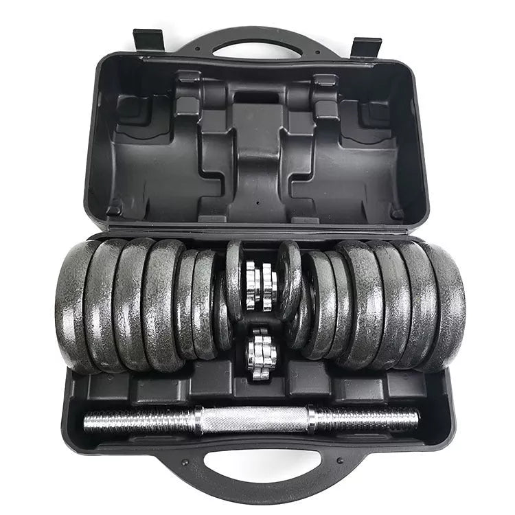 Iron paint barbell dumbbell set for home fitness, 20 cm size
