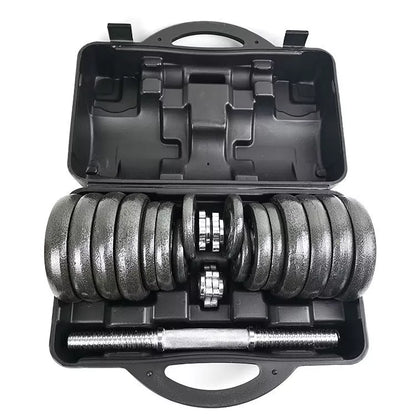 Iron paint barbell dumbbell set for home fitness, 20 cm size