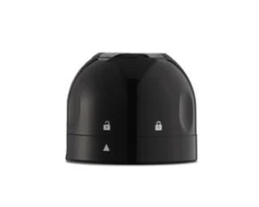 Premium black champagne and wine bottle stoppers with vacuum seal technology to preserve freshness and carbonation