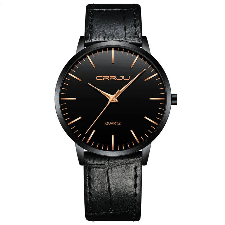 Casual men's and women's quartz watch with alloy case and 30 metre waterproof rating in various strap colours