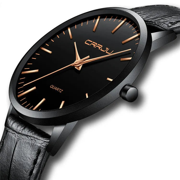 Casual men's and women's quartz watch with alloy case and 30 metre waterproof rating in various strap colours