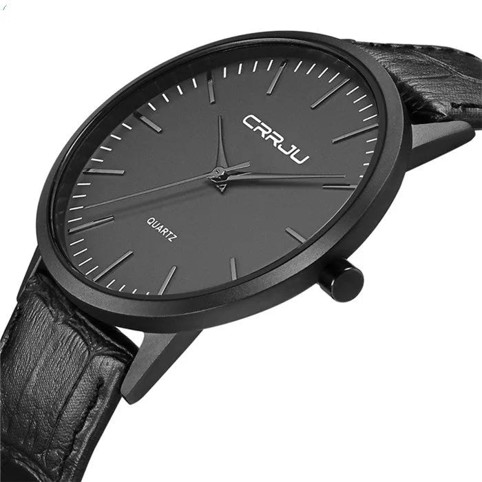 Casual men's and women's quartz watch with alloy case and 30 metre waterproof rating in various strap colours