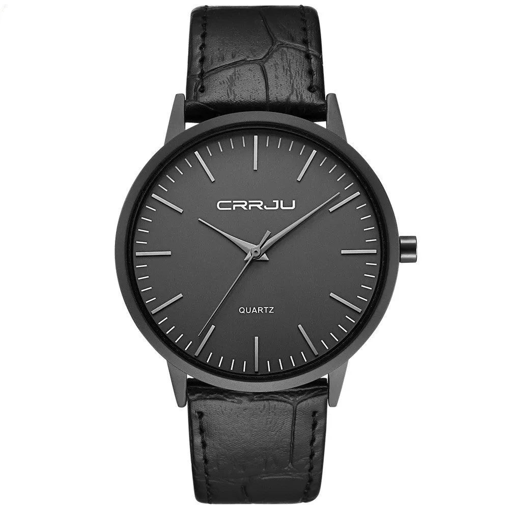 Casual men's and women's quartz watch with alloy case and 30 metre waterproof rating in various strap colours