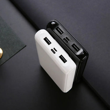 C9 DIY power bank case kit for 18650 batteries with six slots and dual charging inputs