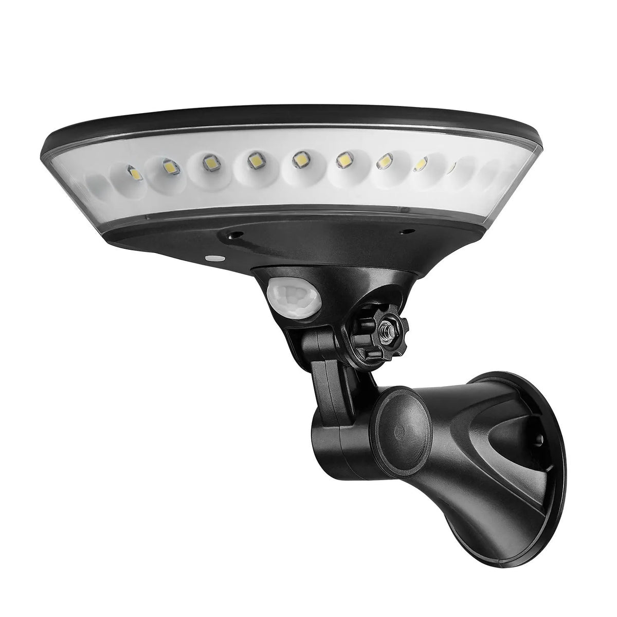 360-degree luminous solar light with ABS housing and motion sensor for outdoor garden illumination
