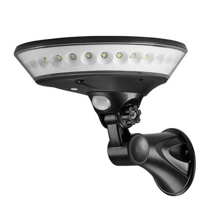 360-degree luminous solar light with ABS housing and motion sensor for outdoor garden illumination