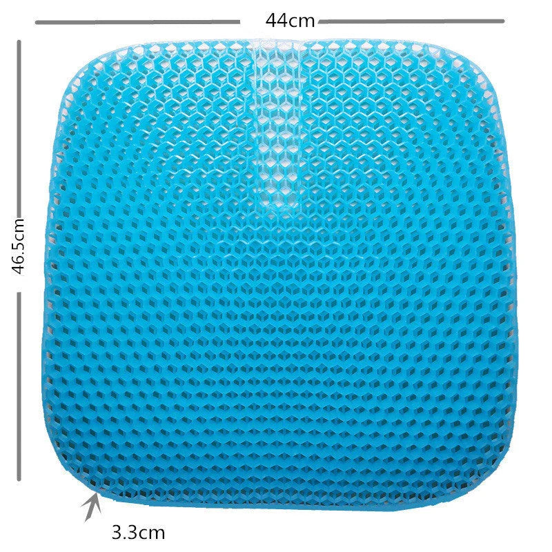 Breathable Honeycomb Seat Cushion Car Gel with TPE material for enhanced comfort and support