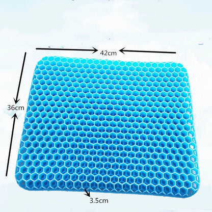 Breathable Honeycomb Seat Cushion Car Gel with TPE material for enhanced comfort and support