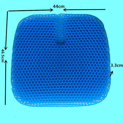 Breathable Honeycomb Seat Cushion Car Gel with TPE material for enhanced comfort and support