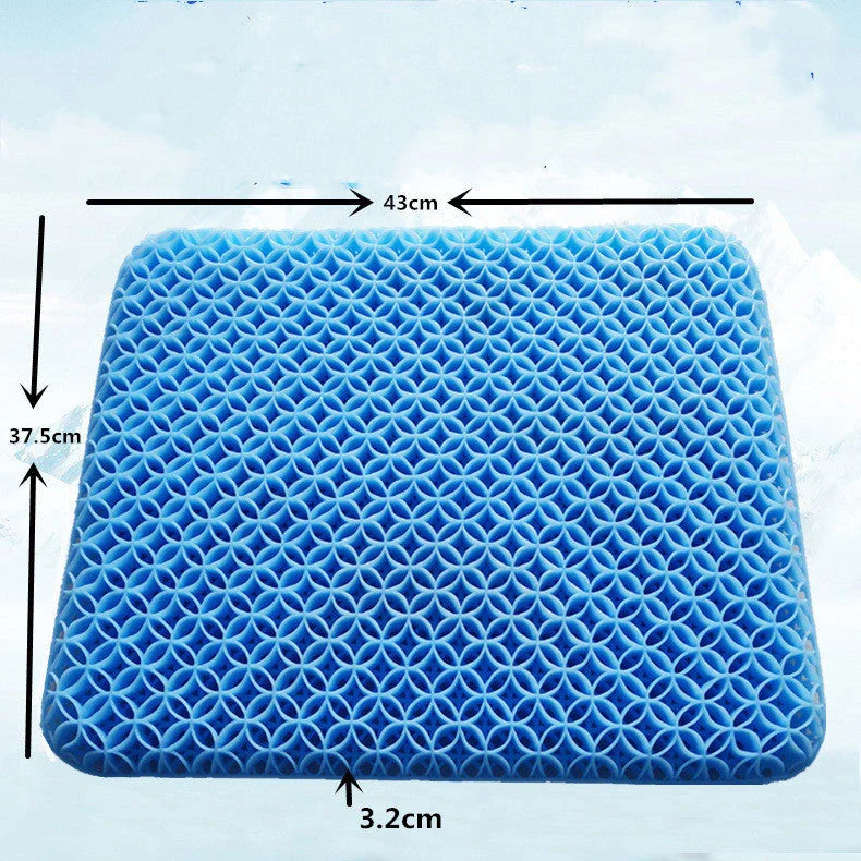 Breathable Honeycomb Seat Cushion Car Gel with TPE material for enhanced comfort and support