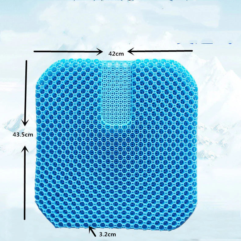 Breathable Honeycomb Seat Cushion Car Gel with TPE material for enhanced comfort and support