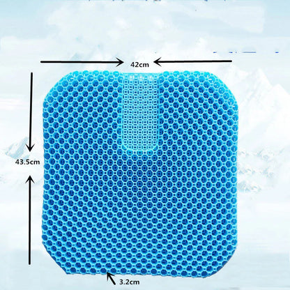 Breathable Honeycomb Seat Cushion Car Gel with TPE material for enhanced comfort and support