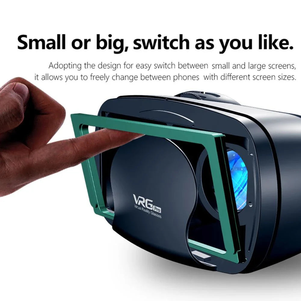 Premium Virtual Reality Headset with Adjustable Optics for Immersive Entertainment on Smartphones