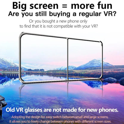 Premium Virtual Reality Headset with Adjustable Optics for Immersive Entertainment on Smartphones