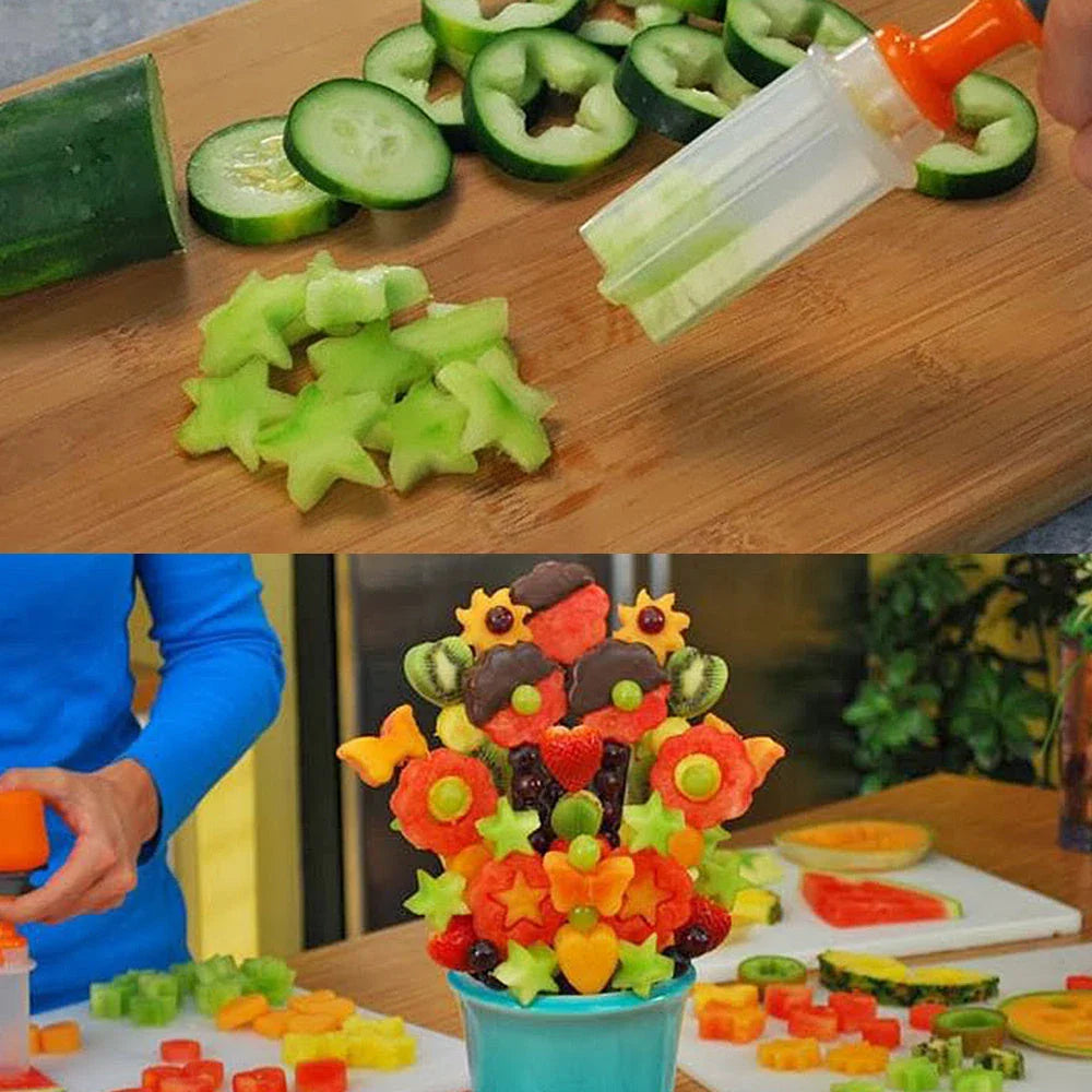Premium Fruit and Vegetable Carving Tool - Create Delightful Garnishes for Culinary Presentations