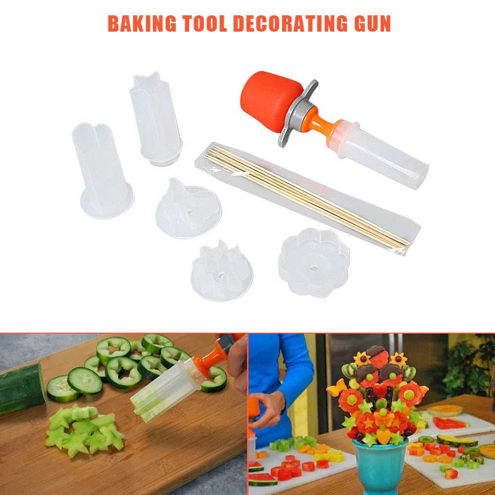 Premium Fruit and Vegetable Carving Tool - Create Delightful Garnishes for Culinary Presentations